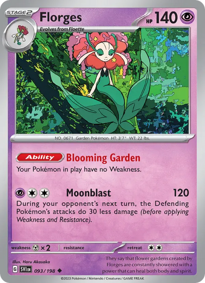 Florges (093) — Scarlet & Violet