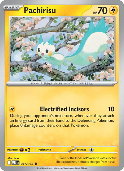 Pachirisu (051) — Mega Evolution