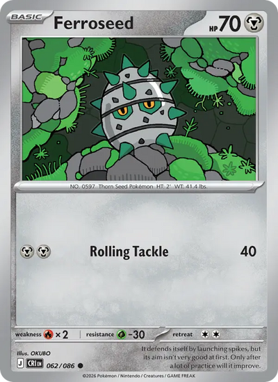 Ferroseed (062) — Chaos Rising