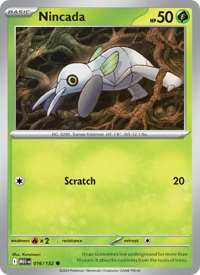 Nincada (016) — Mega Evolution