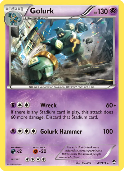 Golurk (43) — Furious Fists