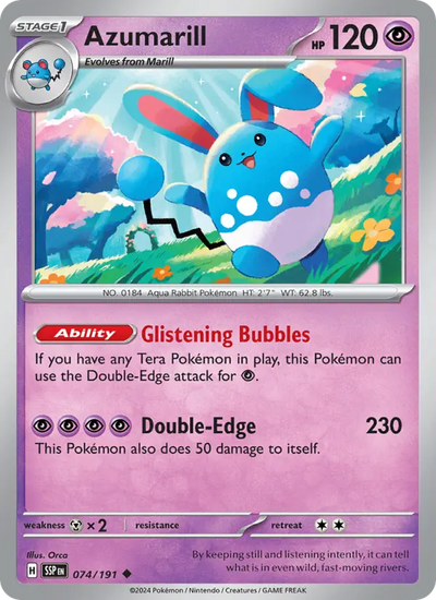 Azumarill (074) — Surging Sparks