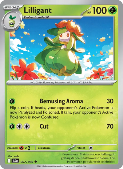 Lilligant (007) — Black Bolt