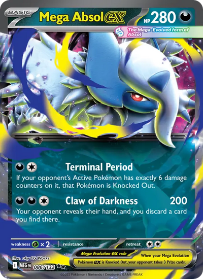 Mega Absol ex (086) — Mega Evolution