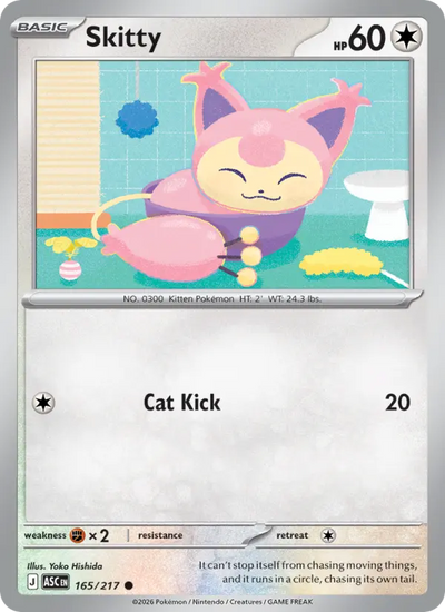 Skitty (165) — Ascended Heroes