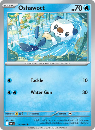 Oshawott (021) — White Flare