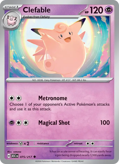 Clefable (075) — Ascended Heroes