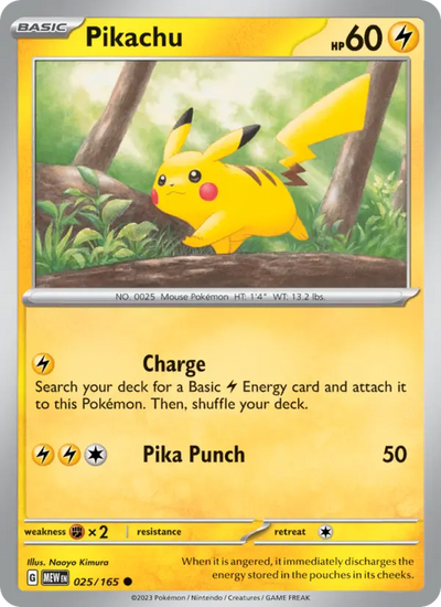 Pikachu (025) — 151