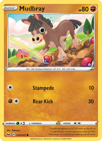 Mudbray (105) — Sword & Shield