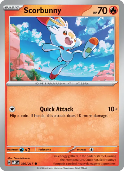 Scorbunny (036) — Ascended Heroes