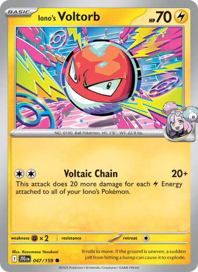 Iono's Voltorb (047) — Journey Together