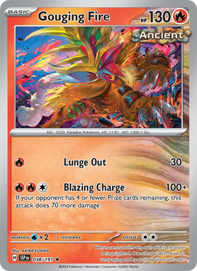 Gouging Fire (038) — Surging Sparks
