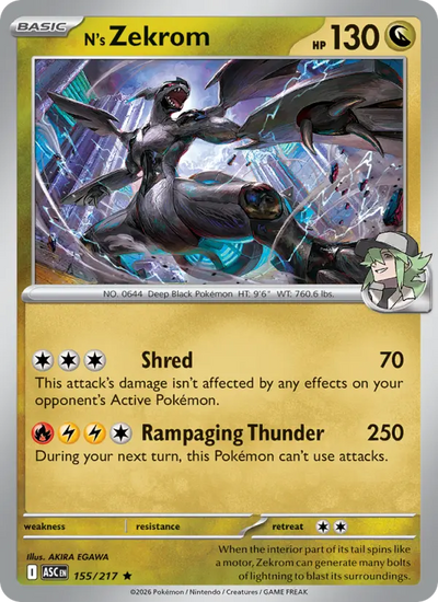 N's Zekrom (155) — Ascended Heroes