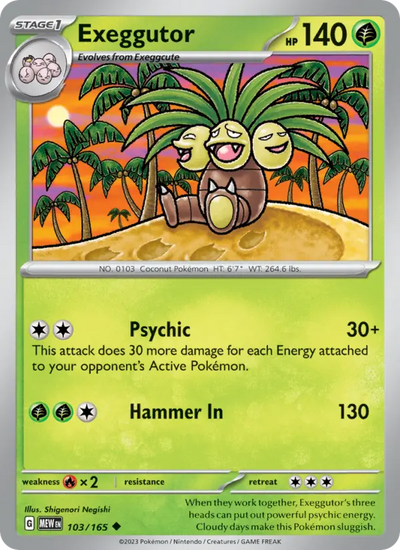 Exeggutor (103) — 151