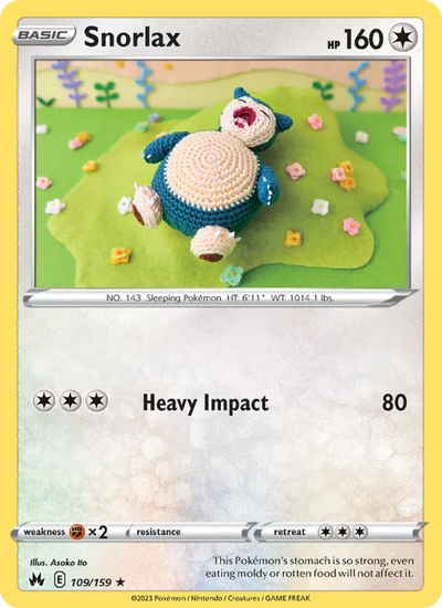 Snorlax (109) — Crown Zenith
