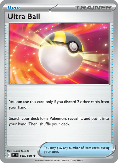 Ultra Ball (196) — Scarlet & Violet