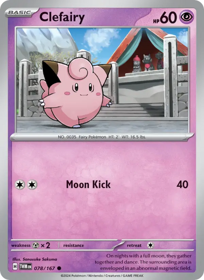 Clefairy (078) — Twilight Masquerade