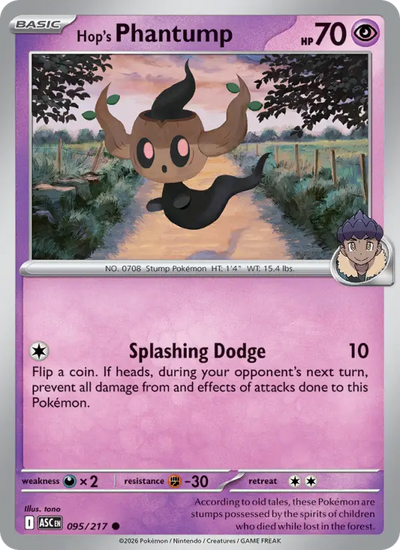 Hop's Phantump (095) — Ascended Heroes