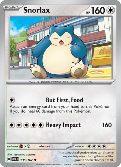Snorlax (136) — Twilight Masquerade