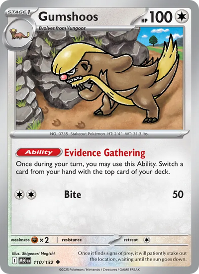 Gumshoos (110) — Mega Evolution