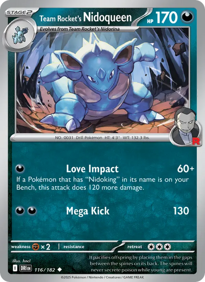 Team Rocket's Nidoqueen (116) — Destined Rivals