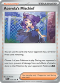 Acerola's Mischief (113) — Mega Evolution