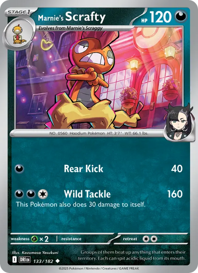 Marnie's Scrafty (133) — Destined Rivals