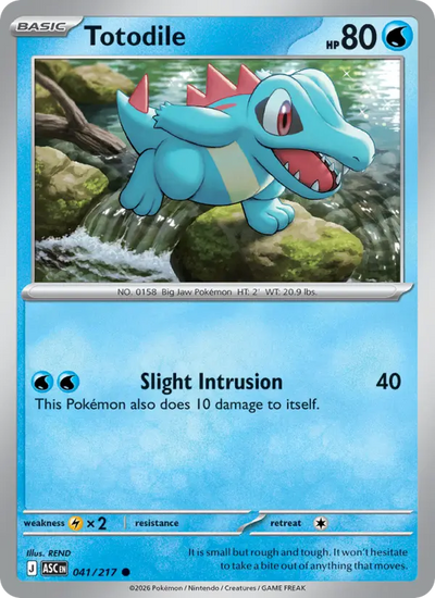 Totodile (041) — Ascended Heroes