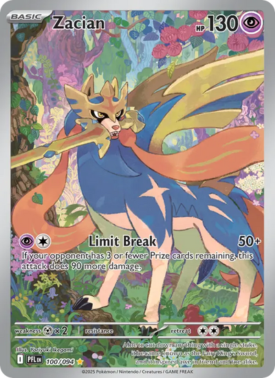 Zacian (100) — Phantasmal Flames