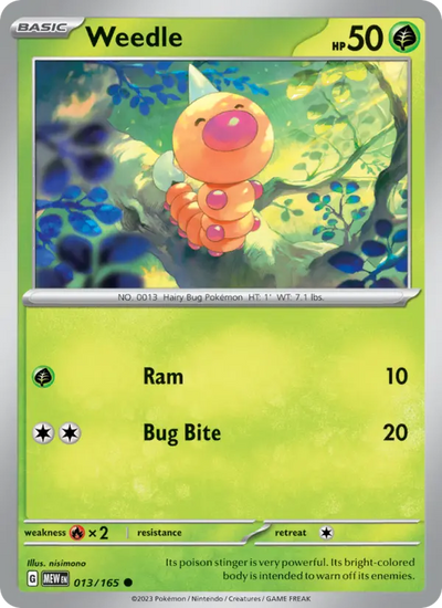 Weedle (013) — 151