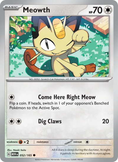 Meowth (052) — 151