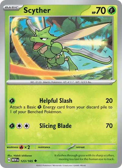 Scyther (123) — 151