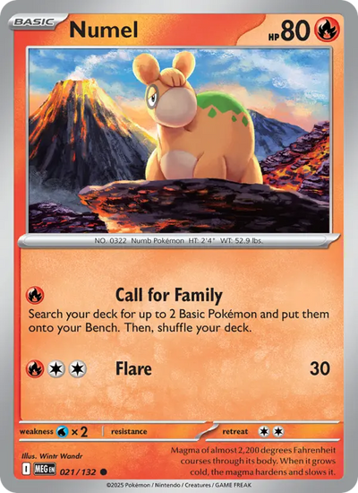 Numel (021) — Mega Evolution