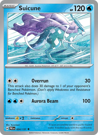 Suicune (024) — Prismatic Evolutions