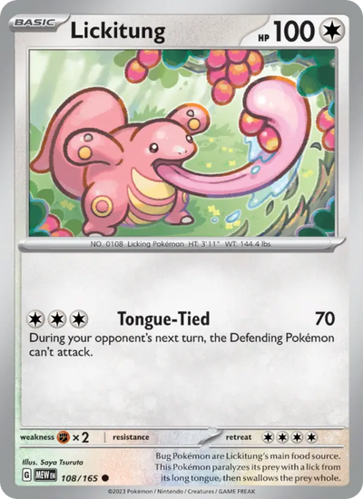 Lickitung (108) — 151