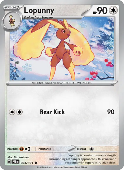 Lopunny (084) — Prismatic Evolutions