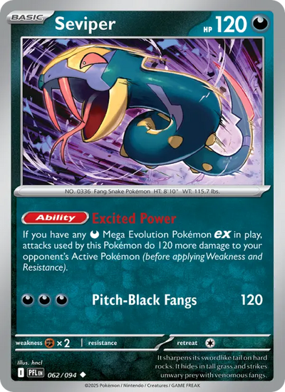 Seviper (062) — Phantasmal Flames