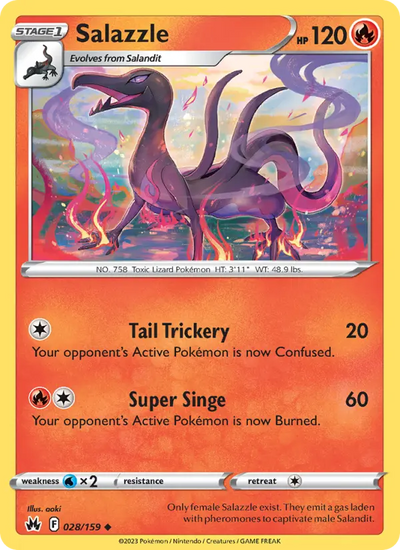 Salazzle (028) — Crown Zenith