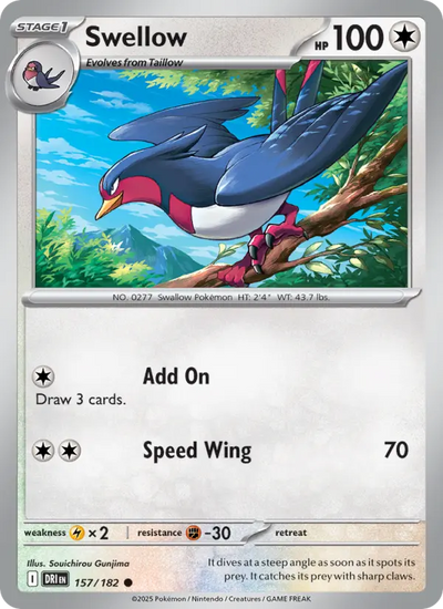 Swellow (157) — Destined Rivals