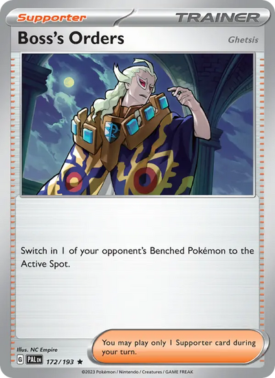 Boss's Orders (172) — Paldea Evolved