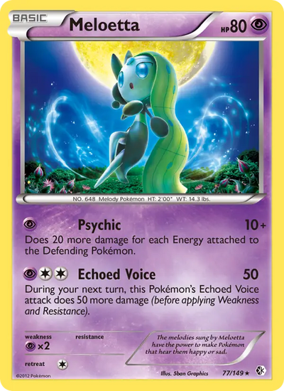 Meloetta (77) — Boundaries Crossed