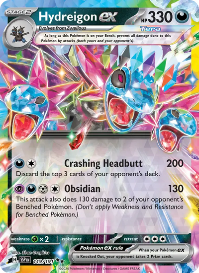 Hydreigon ex (119) — Surging Sparks