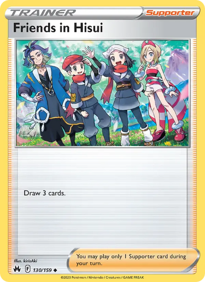 Friends in Hisui (130) — Crown Zenith