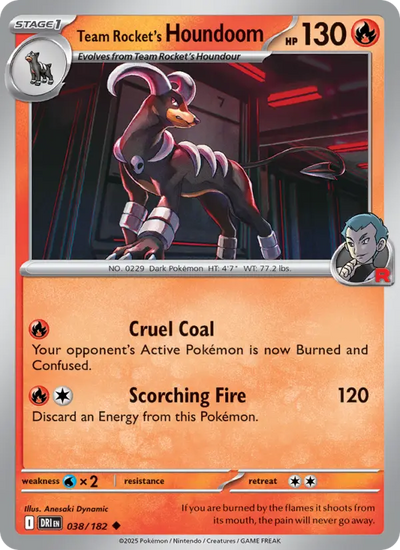Team Rocket's Houndoom (038) — Destined Rivals