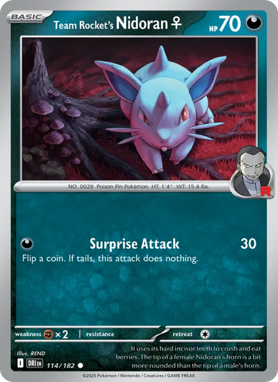 Team Rocket's Nidoran♀ (114) — Destined Rivals