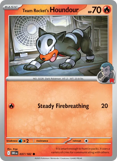 Team Rocket's Houndour (037) — Destined Rivals