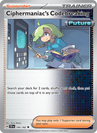 Ciphermaniac's Codebreaking (145) — Temporal Forces