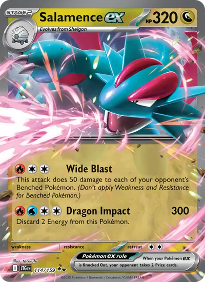Salamence ex (114) — Journey Together