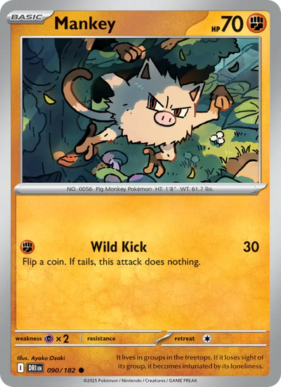 Mankey (090) — Destined Rivals