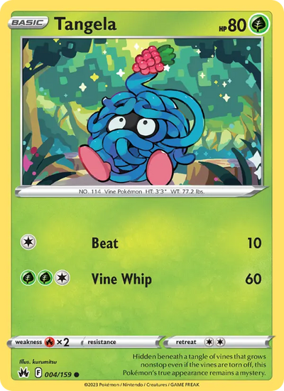 Tangela (004) — Crown Zenith